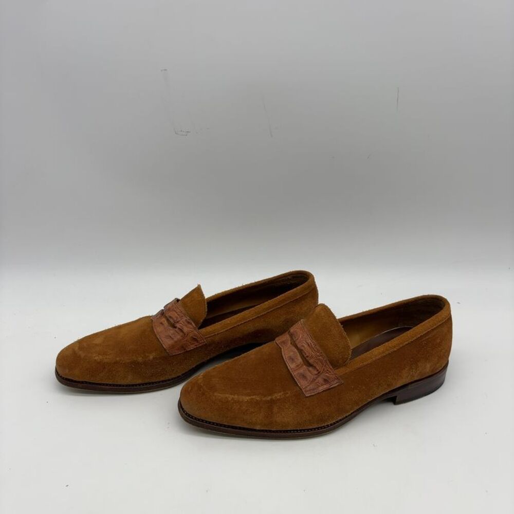 Meermin Mallorca Brown Suede Loafers